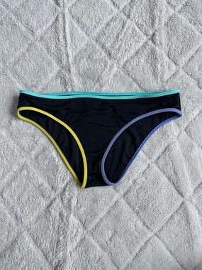 Victoria's Secret | Black Neon The Classic Hipster Bikini Bottoms | Size Medium